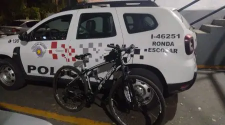 Ladrão de 18 anos é preso após estourar corrente e furtar bike no Centro da Juventude