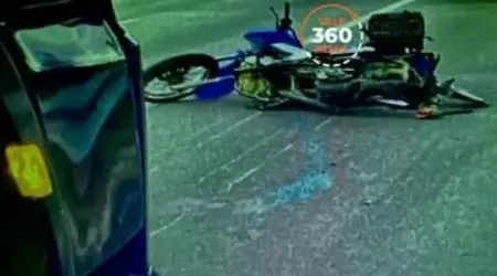 Motociclista morre em acidente com caminhão na rodovia Carvalho Pinto, em Caçapava