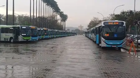 No aniversário da cidade, São José ganha 40 novos ônibus zero quilômetro!