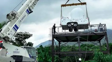 Radar instalado em Ilhabela capta chuvas ocultas pela Serra do Mar