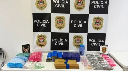 Tráfico de drogas operação da Polícia Civil apreende grande quantidade de entorpecentes em São José