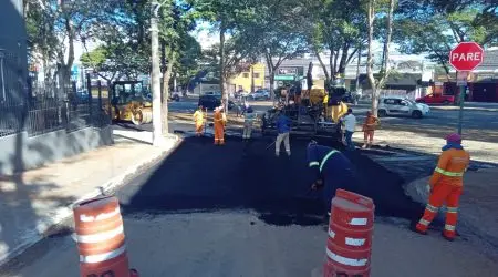 Regiões leste e sul recebem novo recape em corredores viários