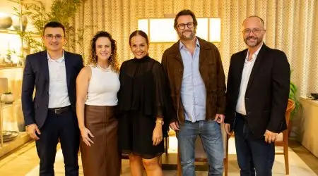 Ademir Moraes, Flávia Leite, Cinthia Botelho, Rodolfo e Jean Piovezan