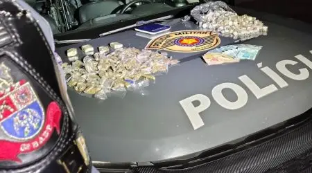 BAEP prende quatro criminosos por tráfico de drogas em São José dos Campos