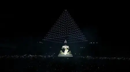 DJ Alok comanda show de drones no Pinda Rodeio Fest nesta sexta