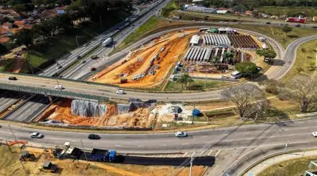 Obras na Via Dutra desvia trânsito noturno em São José dos Campos