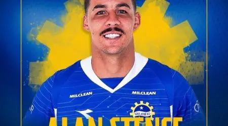 Meia Alan Stence se apresenta ao São José para a disputa do Paulistão A-2
