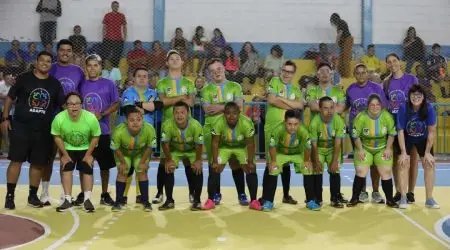 Lorena vence Ponte Preta por 4 a 3 na abertura do Paulista de Futsal Down/ Foto: @martinsfotografia_
