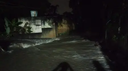 Chuvas em Guaratinguetá causam alagamentos e falta de água/ Foto: Prefeitura de Guaratinguetá