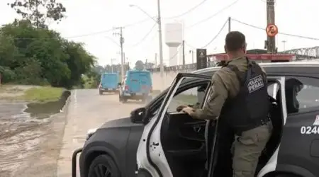 Transferência de Daniel Vorcaro para presídio federal em Brasília/ Foto: reprodução CNN