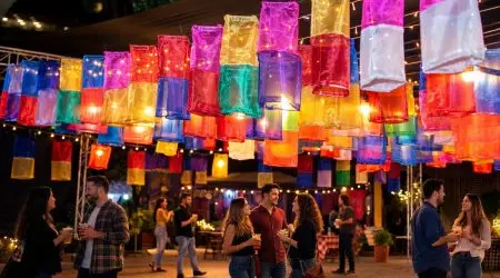 Lanternas coloridas serão um dos destaques do festival coreano em São José dos Campos