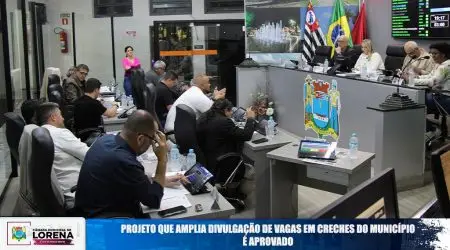sessão da Câmara Municipal de Lorena