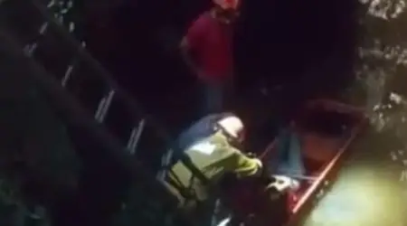 Mulher cai em rio com forte correnteza e é resgatada por bombeiros em Campos do Jordão