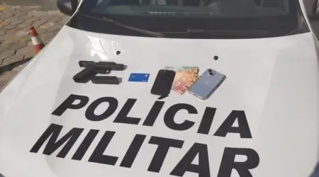 Assaltante é preso após roubar dois turistas na praia da Cocanha, em Caraguá!