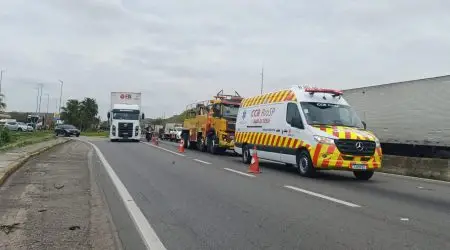 Atropelamento na Via Dutra deixa vítima grave em Jacareí