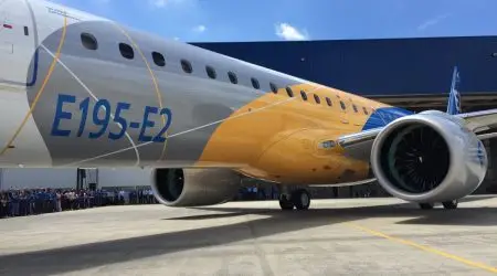 Embraer vende 20 jatos E195-E2 para empresa holandesa TrueNoord