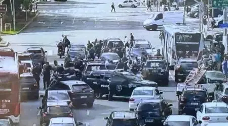 Cena de filme em plena Faria Lima: Tiroteio deixa um morto e cinco baleados após perseguição policial em São Paulo