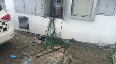 Furtador de fios é preso em flagrante na avenida Ademar de Barros nesta sexta-feira treze!