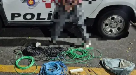 Furto de fios termina com prisão na Vila Adyana, em São José dos Campos