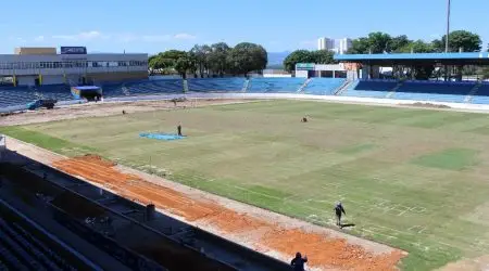 Estádio Martins Pereira em São José dos Campos segue em obras para a próxima temporada