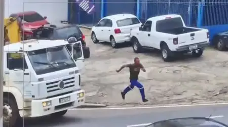 perseguição e caminhao recuperado