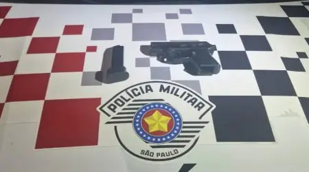Flagrado com pistola, menor de idade é autuado por porte ilegal de arma!