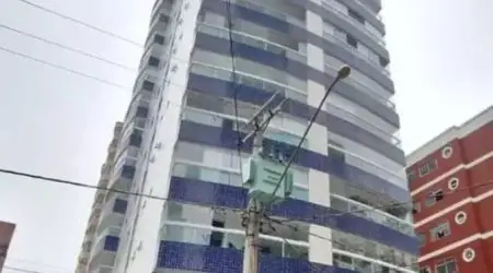 Idoso morre após cair do 15º andar ao instalar luzes de Natal em sacada de prédio em Praia Grande