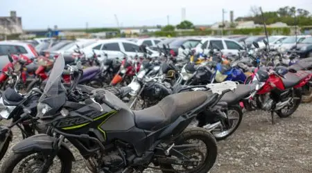 Leilão em São Sebastião tem moto a partir de R$ 200 e carro a R$ 550
